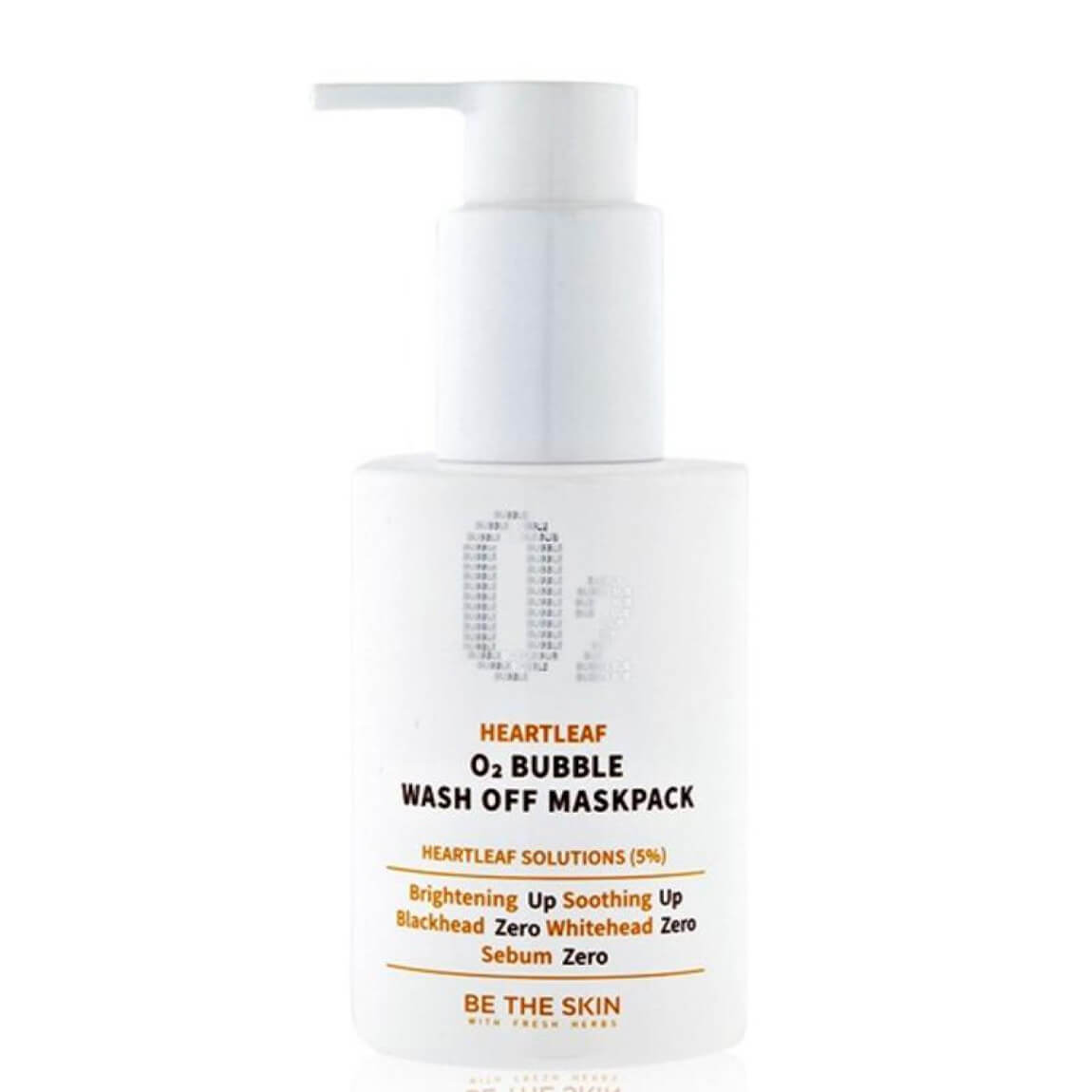 BE THE SKIN Heartleaf O2 Bubble Wash Off Mask Pack
