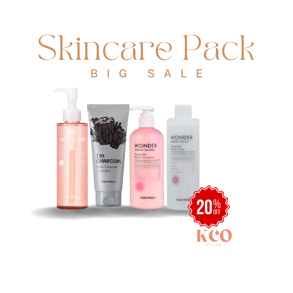 Set Rutina Completa TonyMoly Mochi & Glow (4 Pasos)