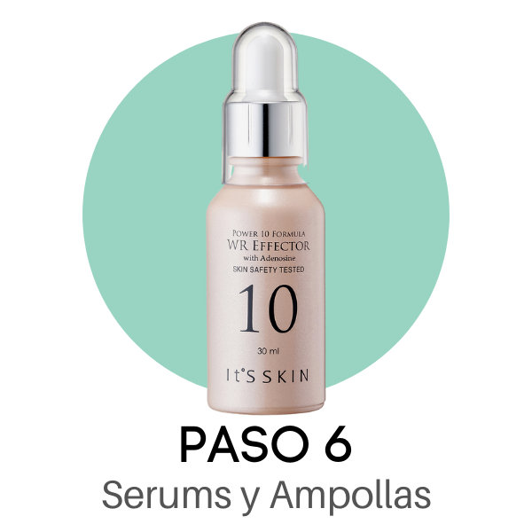 Paso 6 Serums y ampollas. Rutina Kbeauty 10 pasos. Skincare Coreano.