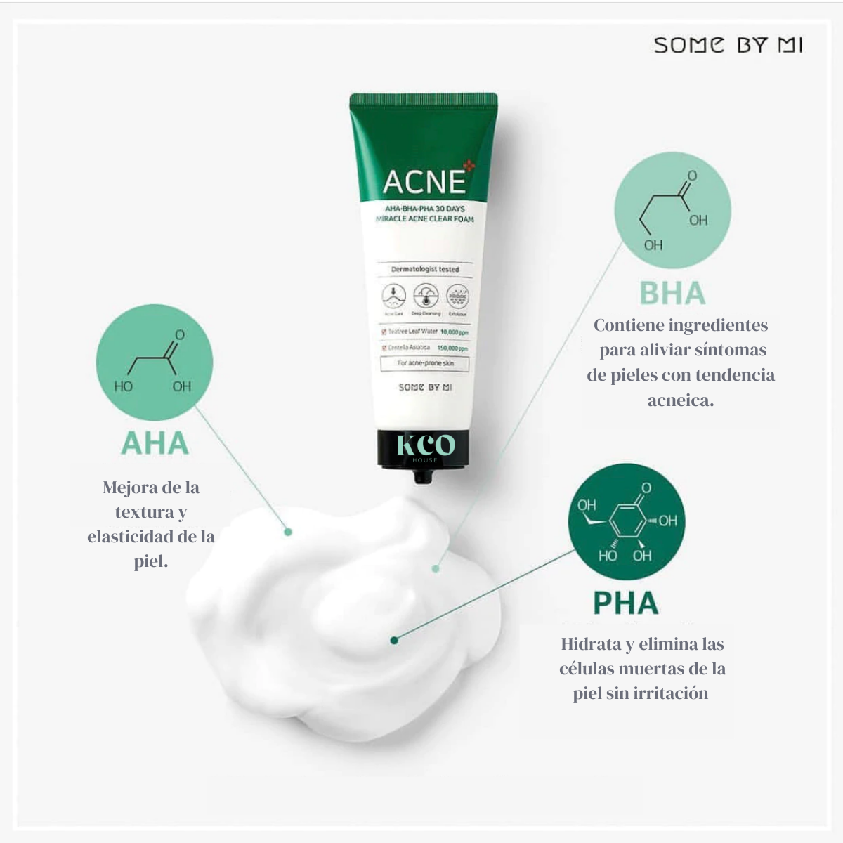 SOME BY MI AHA.BHA.PHA 30 Days Miracle Foam Acne