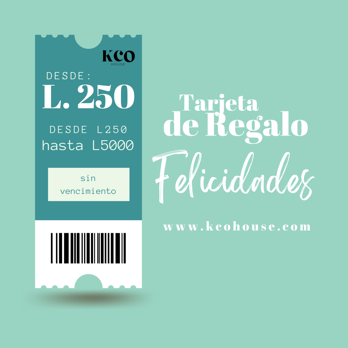 KCO House tarjeta de regalo